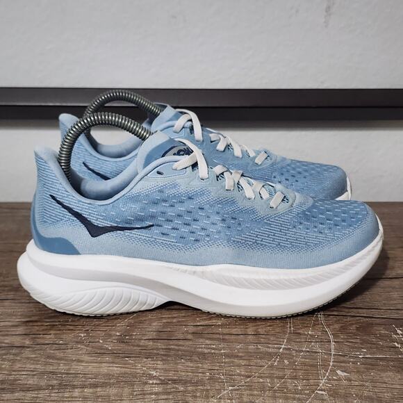 Hoka One One Mach 6 Women's Athletic Running Shoes Sneakers Size 7 Blue - Picture 3 of 9